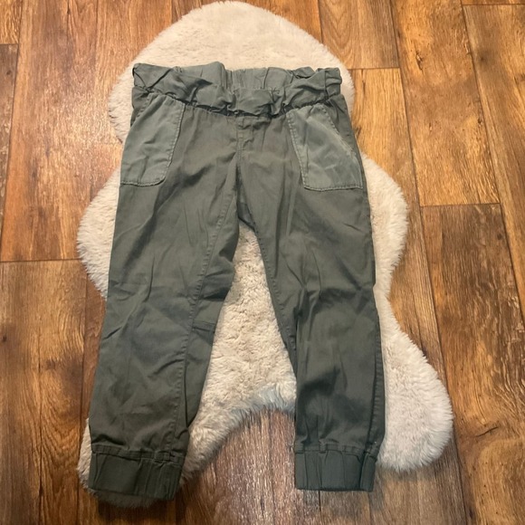 A Pea in the Pod Pants - A Pea In The Pod Pants Maternity Size Large Green Jogger‎ Cropped Cargo